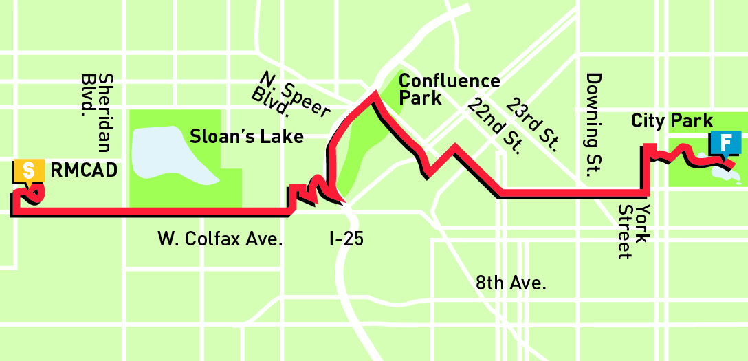 Urban 10 Miler Colfax MarathonColfax Marathon
