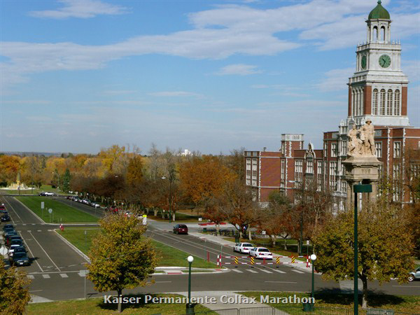 east high school, denver marathon, marathon course