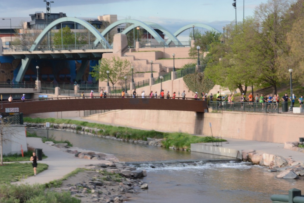 marathon, confluence bridge, denver marathon, urban denver, largest colorado marathon, colorado marathon