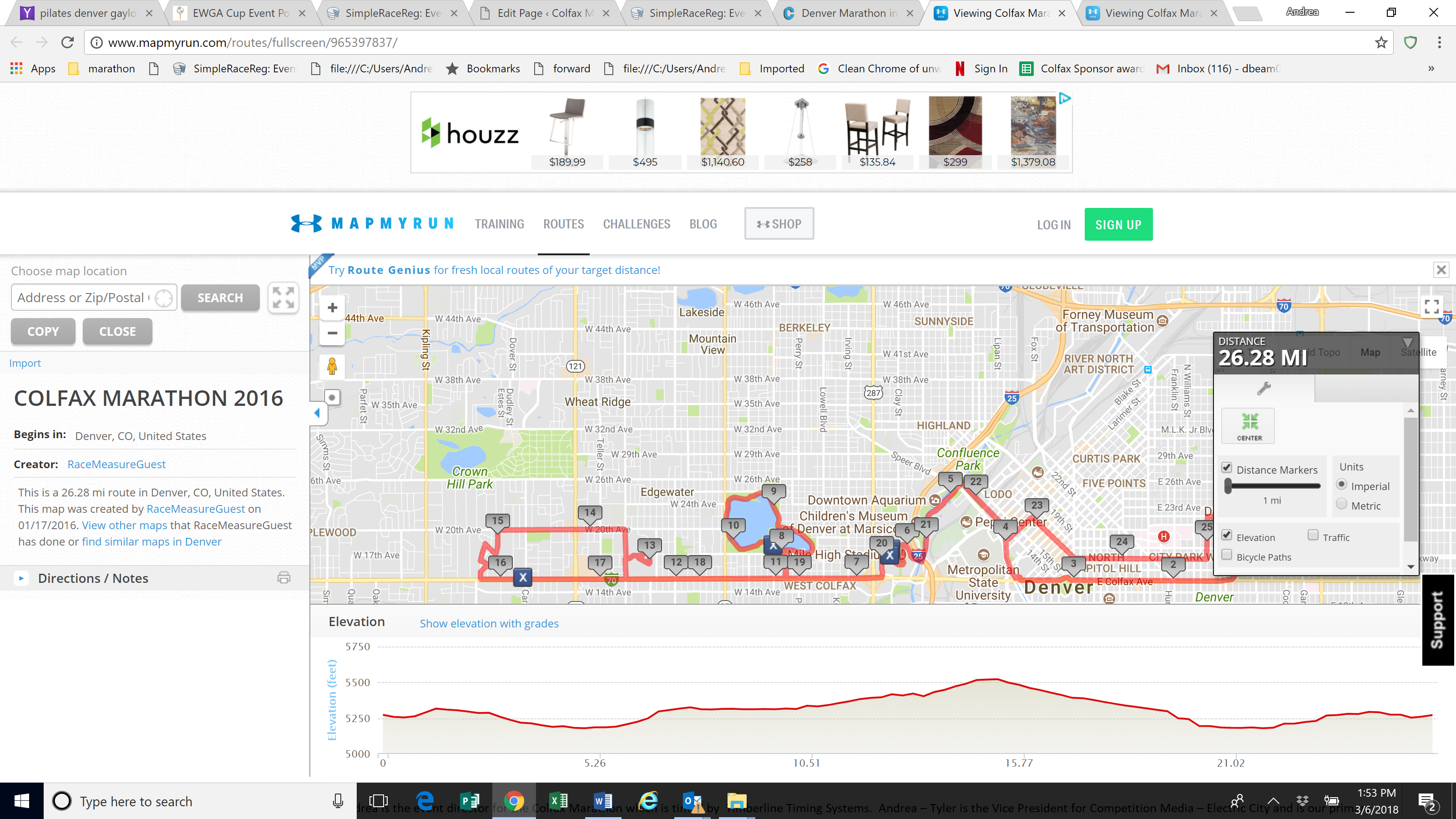 elevation marathon Denver Colfax MarathonDenver Colfax Marathon