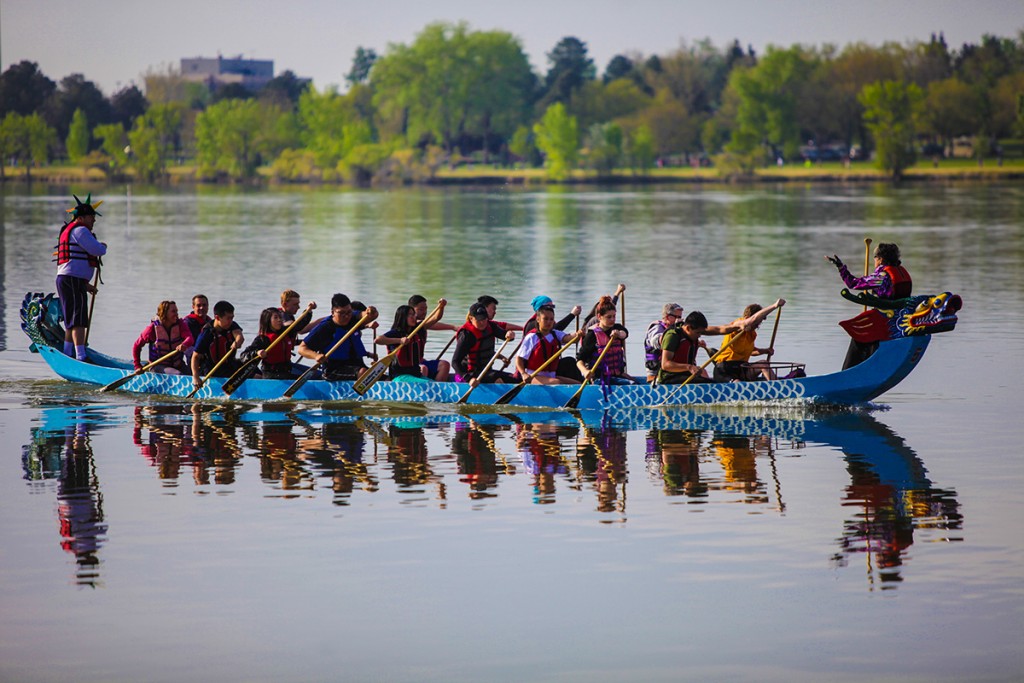 dragonboats, denver dragonboat festival, dragonboat race, sloans lake, colfax marathon, marahton morning, colfax marathon entertainment