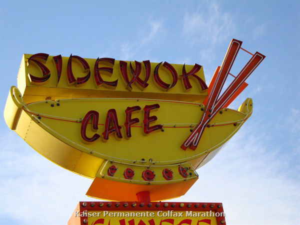sidewok cafe, colfax avenue, marathon course