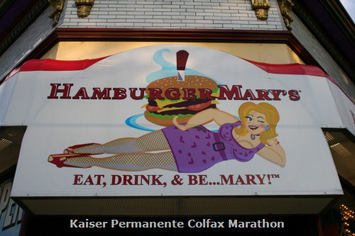 hamburger mary's, urban marathon, Denver Colorado marathon
