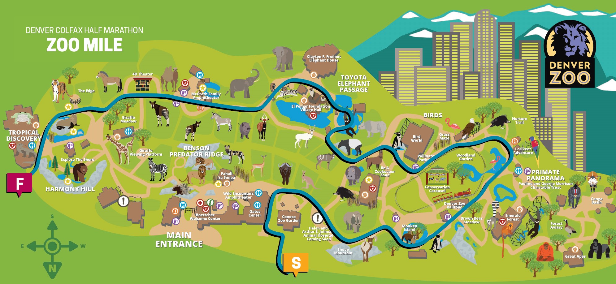 Zoo Map Zoo Map Theme Park Map Illustrated Map - vrogue.co